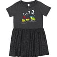 thumbnail image 3 of Inktastic Third Birthday Party Train Girls Toddler Dress, 3 of 5