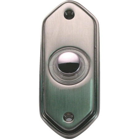 UPC 853009001550 product image for IQ America Pewter Lighted Doorbell Button | upcitemdb.com