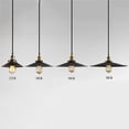 thumbnail image 2 of Injueey Lámpara colgante Industrial Vintage negra, luces Retro nórdicas, pantalla de hierro, lámpara Edison para Loft, jaula de Metal, comedor, campo Iluminación novedosa 22cm Injueey HA024523-01, 2 of 5