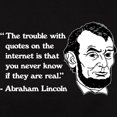 thumbnail image 3 of CafePress - Abraham Lincoln Internet Quot Women's Dark T Shirt - Women's Traditional Fit Dark T-Shirt, 3 of 4