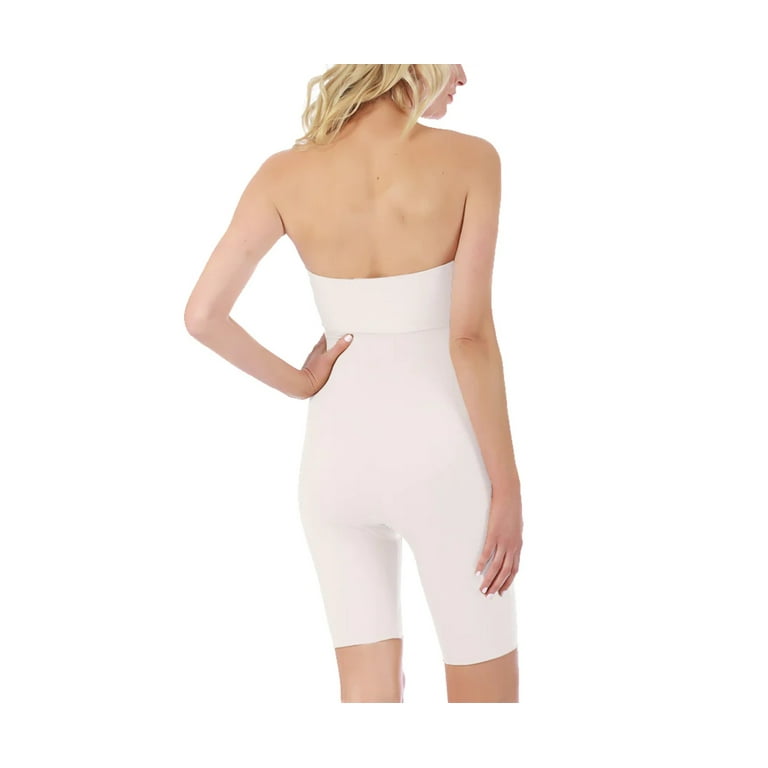 InstantFigure Women’s Firm Control Shaping Strapless Bandeau Body Brief  Bodysuit
