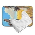 thumbnail image 6 of Xecao Funny Countryside Donkey 2-Piece Vintage Seamless Anti-Skid Mat Set, featuring a stylish pattern for a safe and elegant toilet rug experience, 6 of 6