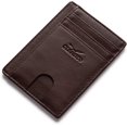 thumbnail image 3 of Front Pocket Slim Minimalist Leather Wallet RFID Blocking Genuine Leather Credit Card Holder, 3 of 5