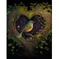 thumbnail image 2 of Devoted Flight - Birds of Love Canvas Wall Art, 2 of 2