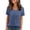 94#Blue, variant on Women Tops Summer Sweaters Short Sleeve V Neck Shirts 2026 Spring Fashion Dressy Casual Business Tunic Blouses Brown S