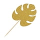 thumbnail image 4 of 10 Piezas De Papel Con Tropical Hoja Magdalena Decoración Topper Decoración Oro Yuyangstore cupcake pick decoración, 4 of 8