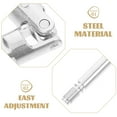 thumbnail image 3 of Beaupretty Trailer Jack Supplies Steel Drop Universal Joint for Drum Set Durable Silver, 3 of 6
