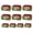 Wine Red, variant on Opvise 10Pcs 1/2/4/6 Grid Christmas Gift Box Decorative Handheld Festival Props White Card Chic Xmas Present Box Red
