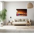 thumbnail image 2 of Zen Stone Canvas Wall Art - Just Breathe Yoga Quotes, White Lotus Flower Spiritual Artwork Framed Modern Decor for Bathroom Spa Living Room Bedroom, 2 of 7