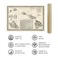 thumbnail image 4 of 1893 Map of Hawaii - Vintage Map of Hawaiian Islands Wall Art - Hawaii Vintage Map Includes Text and Statistical Data - Vintage Map Hawaii - Hawaii Map Poster, 4 of 8