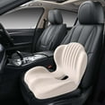 thumbnail image 3 of Memory Sponge L Shaped Integrated Cushion for Relieving Tailbone with Backrest and Ergonomic Support Platform Competitor Friendly Cushion For Chairs and Home, 3 of 4
