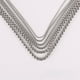 thumbnail image 4 of Collar de perlas cuadradas Cadena de acero de titanio a juego Cadena de acero inoxidable com Cadena Accesorios para hombres, 4 of 4