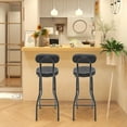 thumbnail image 3 of 2PCS Bar Stool Portable Folding Stool Padded Folding High Chairs, 3 of 13