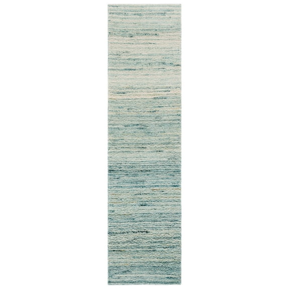 SAFAVIEH Casablanca Katharine Distressed Runner Rug, Turquoise/Ivory, 2'3" x 9'