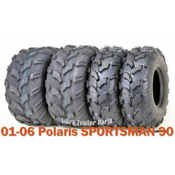 01-06 Polaris SPORTSMAN 90 Youth ATV Tire Set 19x7-8 & 20x9.5-8