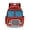 Cartoon Fire Truck Red, variant on Xixirimido Cartoon Bus Crocodile Print 17" Kids Backpack for Boys & Girls Large School Bags with Multi Pockets Elementary Middle High School Student Bookbag