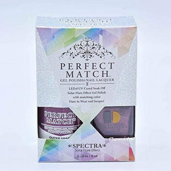 Lechat Perfect Match Spectra Gel  Lacquer Outer Space 0.5 oz SPMS12