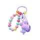 thumbnail image 4 of Mochila con decoración para llaves, cuentas acrílicas para teléfono, correa para la muñeca, colgante para bolso Púrpura, 4 of 9
