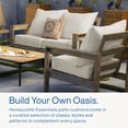 thumbnail image 3 of Hampton Texture Neutral Essentials Deep Seating Cushion, 3 of 8