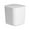 White, variant on Btomtd Cute Small Desktop Trash Can without Lid Pressure Ring Waste Bin Mini Garbage Can with Non Slip Bottom, White