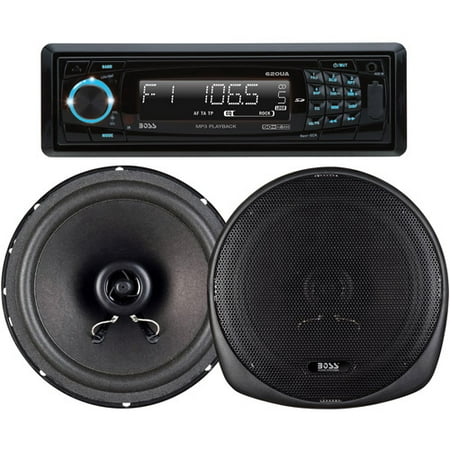 Boss Audio 630CK In-Dash MP3-Compatible Digital Media AM/FM Receiver/Speaker System