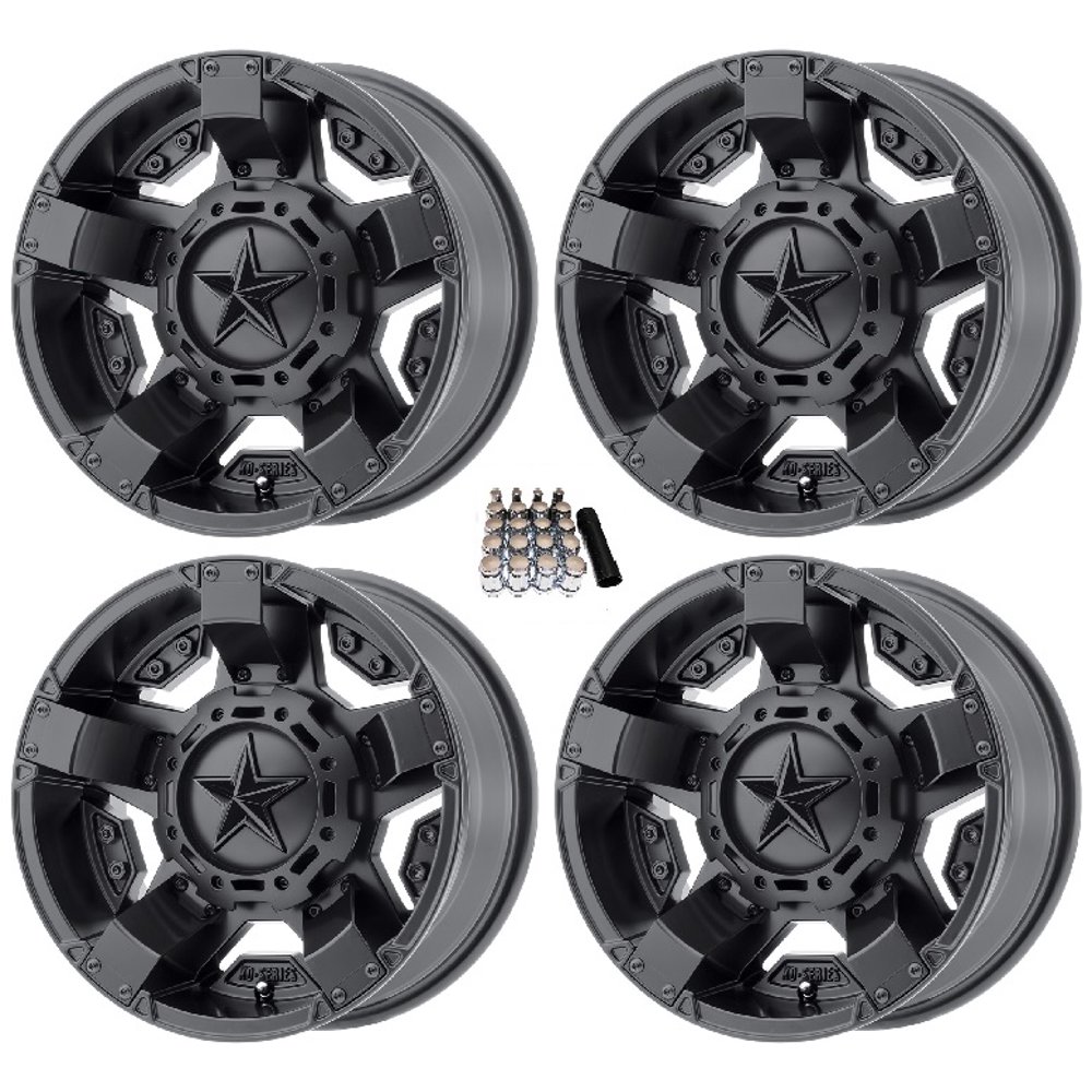 XS811 Rockstar II UTV Wheels/Rims Black 15" Yamaha Viking Wolverine