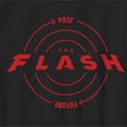 thumbnail image 2 of Boy's The Flash Time Travel Logo  Graphic Tee Black X Small, 2 of 5