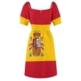 thumbnail image 7 of Spanish National Flag Dress Prom gown african dresses for woman, 7 of 7