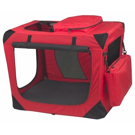 Generation II Deluxe Portable Soft Crate - Small/Red