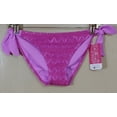 thumbnail image 2 of Hula Honey PINK LILAC Crochet Side-Tie Hipster Bikini Swim Bottom, US X-Small, 2 of 4