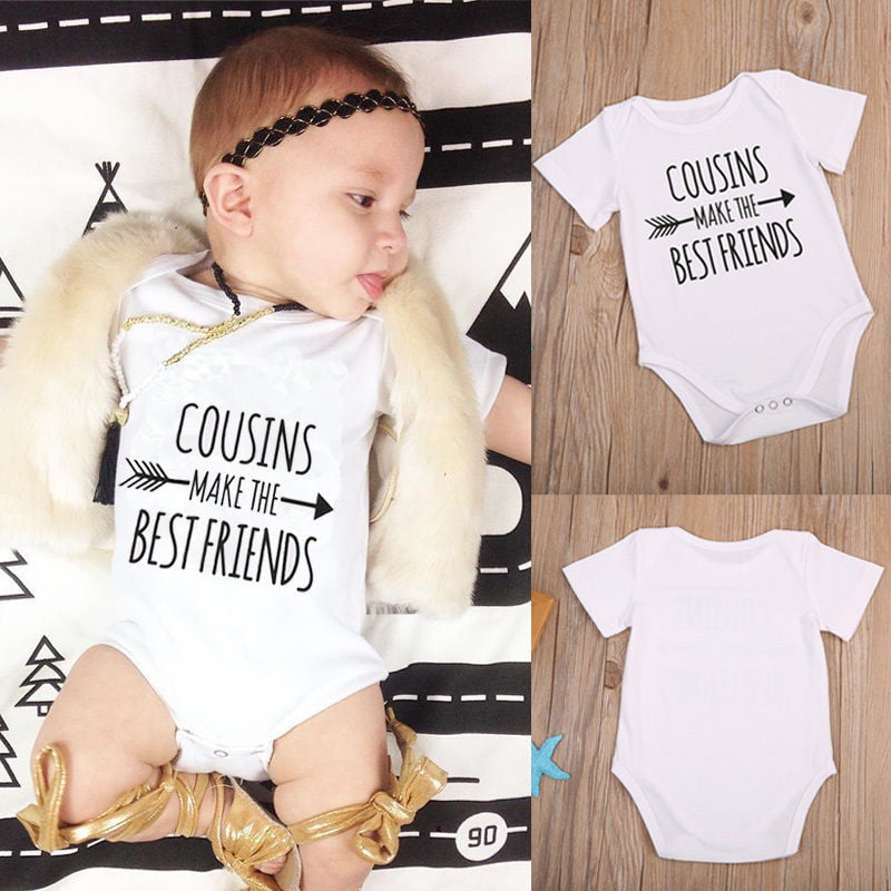Newborn Infant Baby Boy Girl Kids Cotton Romper Jumpsuit Bodysuit Clothes Outfit 