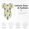 thumbnail image 4 of Disketp Seahorse for Women's Short-Sleeved Onesie Fit Top T-Shirt Round Neck Basic Casual T-shirt Bodysuits-Large, 4 of 7