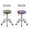 thumbnail image 5 of Naloa Sea Stars Round Bar Stool Cushion Cover 12-14 inch, Fits Kitchen, Office, Restaurant Chairs - 12 inch, 5 of 7