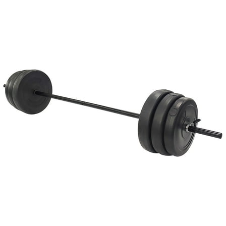 BalanceFrom Vinyl Standard Weight Set in Black, 100 lbs.