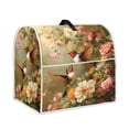 thumbnail image 3 of ZIATUBLES Kitchen Dust Cover for Stand Mixer Multi-Functional Appliance Cover with Front Storage Pockets and Top Handle to Keep Mixers Clean Compatible with 4.5-5 Quart, Hummingbird Floral, 3 of 7