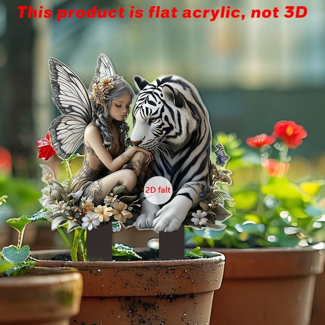 Xihbxyly Decoración de Jardín, Elegantes Bases de Animales Celestiales, Decoración Duradera para Patios Al Aire Libre, Accesorios de Jardín de Fácil Instalación, Mejora El Paisajismo, Perfecto para T