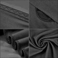 thumbnail image 3 of 2X Mangas del Brazo del Mantón de Enfriamiento de Las Señoras del Verano Protección Solar UV con Orificio para Los Dedos para Golf, Conducción, Equitación, Pesca (Negro), 3 of 3