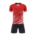 thumbnail image 1 of Odeerbi 6-16 Años Niños Verano Atletismo Trajes de Secado Rápido Deportes Running Tops Pantalones Cortos Conjunto Transpirable de Manga Corta Cuello Redondo Top Shorts, 1 of 6