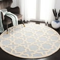 thumbnail image 2 of SAFAVIEH Cambridge Liz Geometric Wool Area Rug, Light Blue/Ivory, 2' x 3', 2 of 10