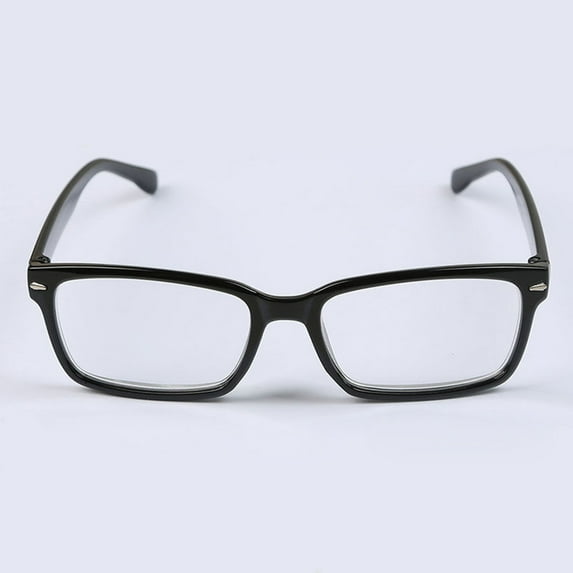 Lomubue Classic Men Women Plastic Frame Reading Glasses 1.00 to 4.00 Elder Adult Glasses