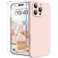 thumbnail image 1 of KOMI for iPhone 16 Case, Liquid Silicone Case with Camera Protection Soft Gel Rubber Cover with Microfiber Lining Shockproof Protective Phone Case for iPhone 16 6.1", Chalk Pink, 1 of 5
