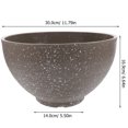 thumbnail image 3 of MOVTOTOP Durable Plastic Flower Pot for Plant Use Black Smooth Surface and Comfortable Touch 7 Inch Diameter, 3 of 8