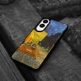 thumbnail image 4 of WIRESTER Shockproof Soft Rubber Cover Case for Samsung Galaxy S25 Edge 6.7 inch 2025, Cafe Terrace At Night Van Gogh, 4 of 5