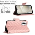 thumbnail image 5 of for Motorola Moto G Power 5G 2024 Wallet Case, Elegant Card Holder Cash Slot PU Leather Kickstand Shoulder Strap Shockproof Protective Flip Women Girls Case Cover for Moto G Power 5G 2024, Coralpink, 5 of 6