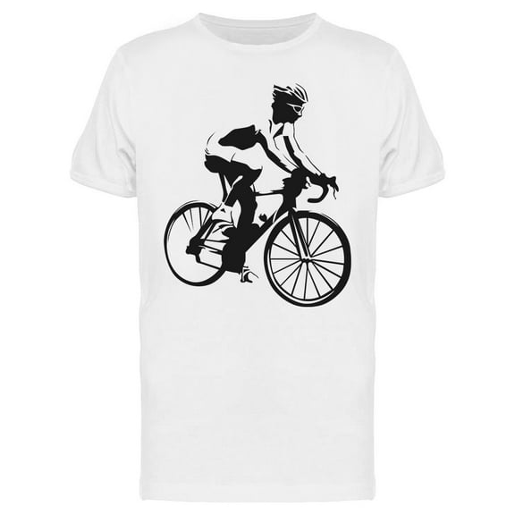 Black Road Cycling T-Shirt Men -Image by Shutterstock, Male XX-Large