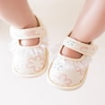 thumbnail image 2 of JAJAHO Girls Grip Shoes Toddler First Walkers Floral Lace Breathable Mesh Barefoot Non- Shoes, 2 of 4