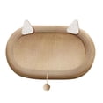 thumbnail image 2 of LOVIVER Grattoir pour Chat Lit Mignon Jeu Protéger Meuble Planche à Gratter pour Chat avec Boule 55 cmx40 cm, 2 of 8