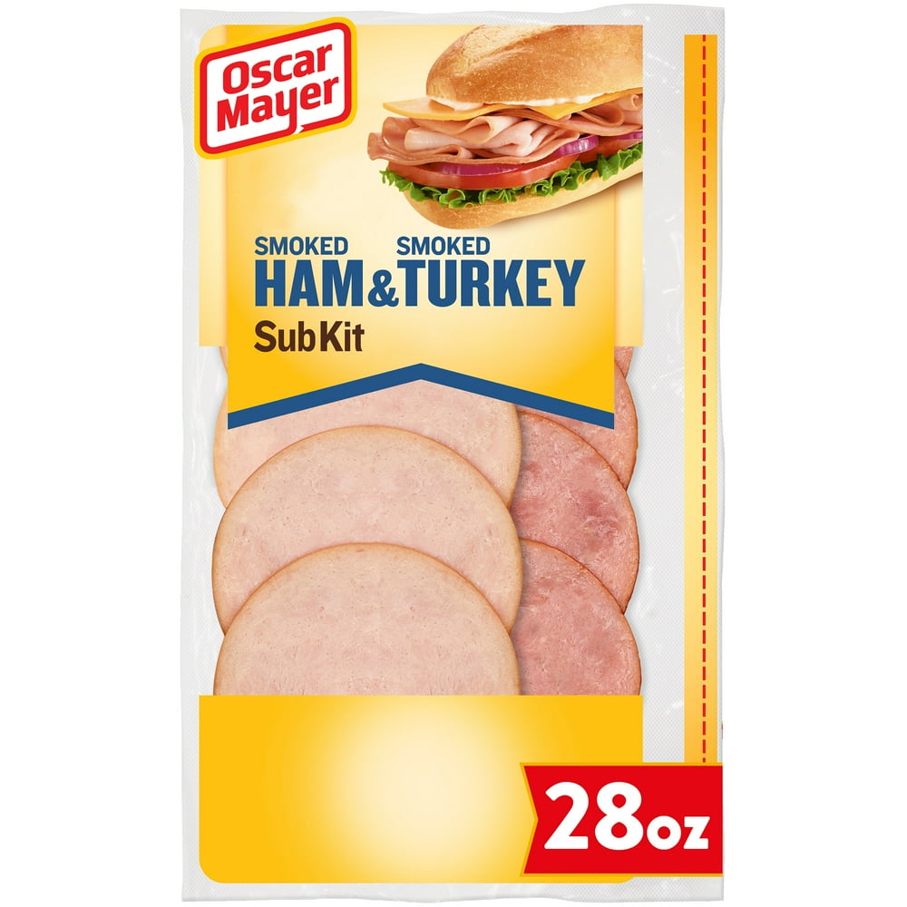 Oscar Mayer Sub Kit with Extra Lean Smoked Ham & Water Product & Extra Lean Smoked Turkey Breast