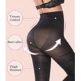 thumbnail image 4 of MANIFIQUE Compression Leggings for Women Tummy Control Butt Lifting Shapewear High Waist Thigh Slimmer Pants Body Shaper, 4 of 7