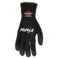 thumbnail image 2 of MCR Safety, MCSCRWN9699L, Ninja HPT Nylon Safety Gloves, 1 Pair, Black, 2 of 4
